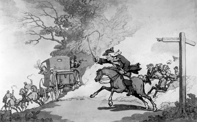 Fillial Affection, or A Trip to Gretna Green by Thomas Rowlandson